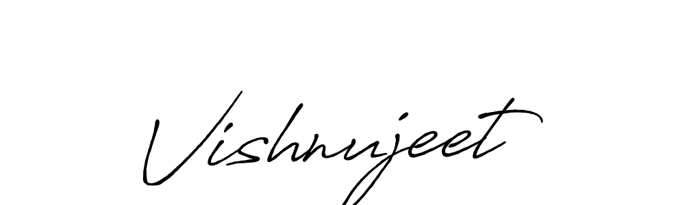 Also You can easily find your signature by using the search form. We will create Vishnujeet name handwritten signature images for you free of cost using Antro_Vectra_Bolder sign style. Vishnujeet signature style 7 images and pictures png