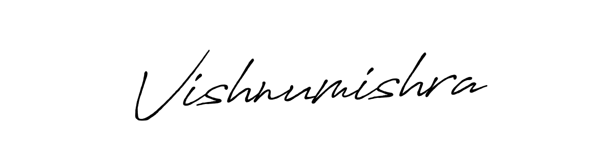 It looks lik you need a new signature style for name Vishnumishra. Design unique handwritten (Antro_Vectra_Bolder) signature with our free signature maker in just a few clicks. Vishnumishra signature style 7 images and pictures png
