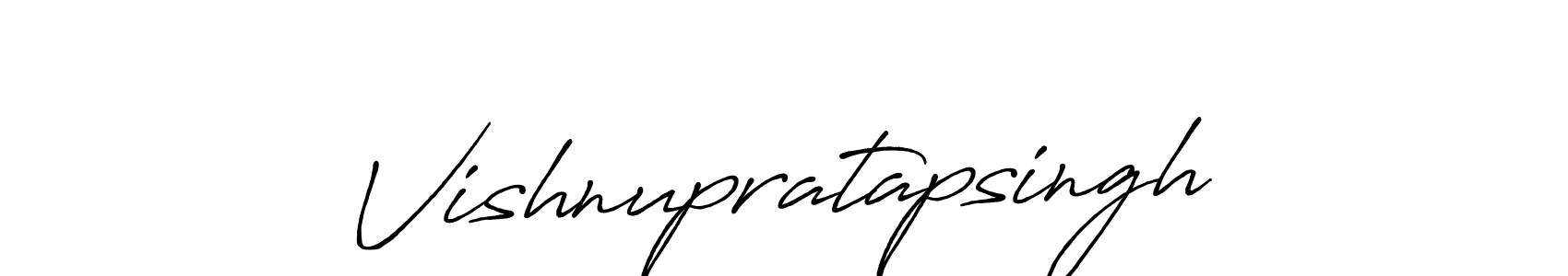 Also we have Vishnupratapsingh name is the best signature style. Create professional handwritten signature collection using Antro_Vectra_Bolder autograph style. Vishnupratapsingh signature style 7 images and pictures png