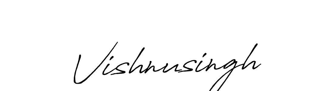 You should practise on your own different ways (Antro_Vectra_Bolder) to write your name (Vishnusingh) in signature. don't let someone else do it for you. Vishnusingh signature style 7 images and pictures png