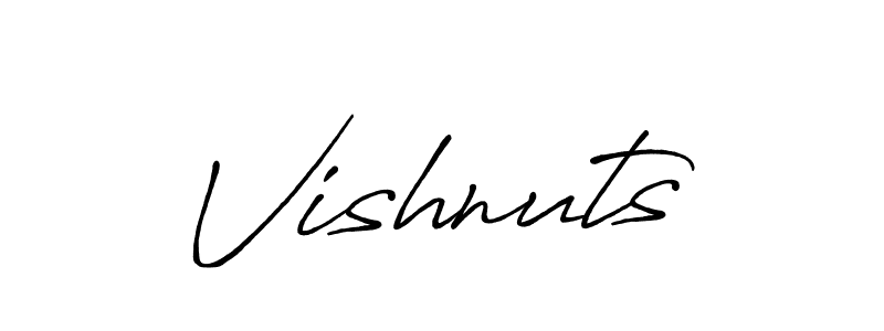 Design your own signature with our free online signature maker. With this signature software, you can create a handwritten (Antro_Vectra_Bolder) signature for name Vishnuts. Vishnuts signature style 7 images and pictures png