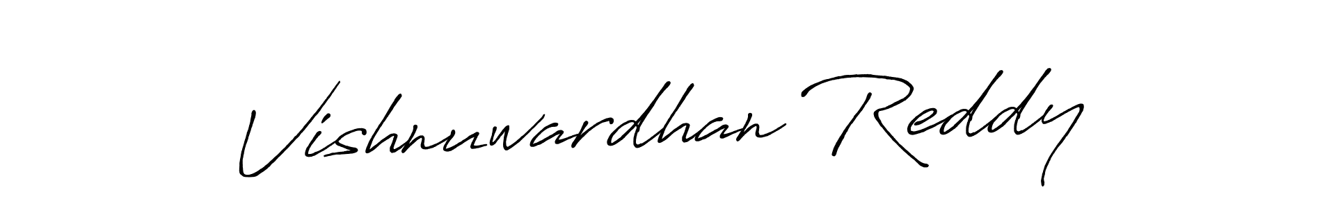 It looks lik you need a new signature style for name Vishnuwardhan Reddy. Design unique handwritten (Antro_Vectra_Bolder) signature with our free signature maker in just a few clicks. Vishnuwardhan Reddy signature style 7 images and pictures png