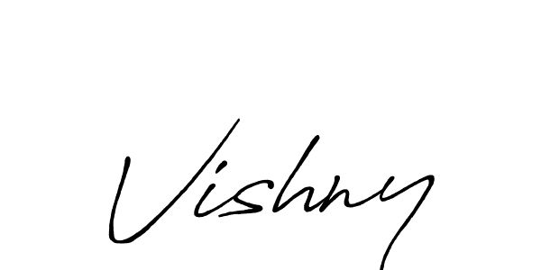 You should practise on your own different ways (Antro_Vectra_Bolder) to write your name (Vishny) in signature. don't let someone else do it for you. Vishny signature style 7 images and pictures png