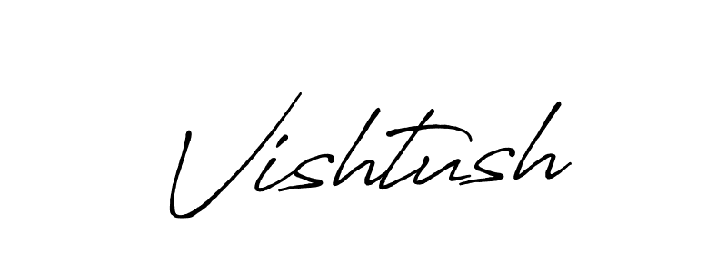 Also You can easily find your signature by using the search form. We will create Vishtush name handwritten signature images for you free of cost using Antro_Vectra_Bolder sign style. Vishtush signature style 7 images and pictures png