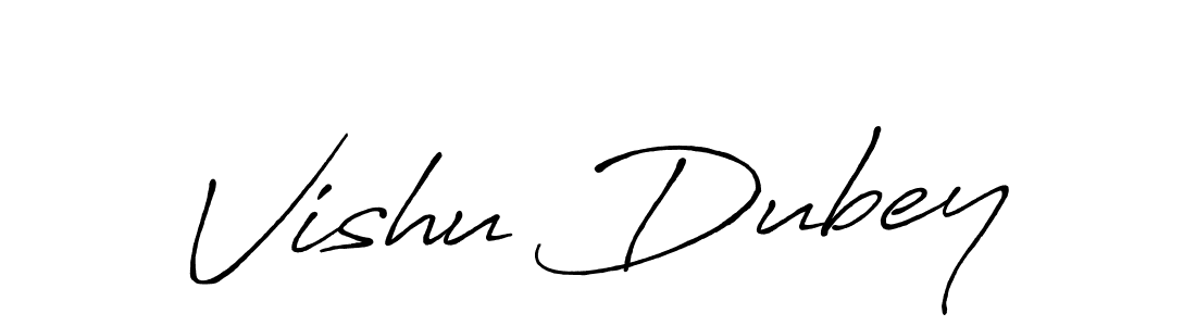 if you are searching for the best signature style for your name Vishu Dubey. so please give up your signature search. here we have designed multiple signature styles  using Antro_Vectra_Bolder. Vishu Dubey signature style 7 images and pictures png