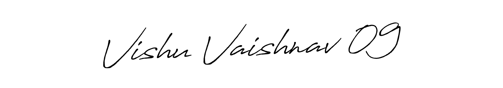 The best way (Antro_Vectra_Bolder) to make a short signature is to pick only two or three words in your name. The name Vishu Vaishnav 09 include a total of six letters. For converting this name. Vishu Vaishnav 09 signature style 7 images and pictures png