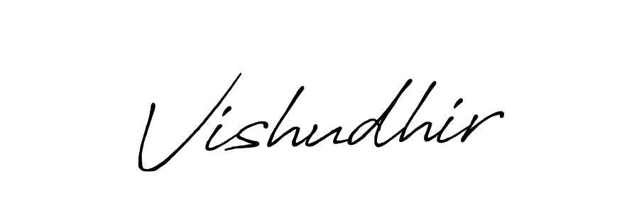 Also we have Vishudhir name is the best signature style. Create professional handwritten signature collection using Antro_Vectra_Bolder autograph style. Vishudhir signature style 7 images and pictures png