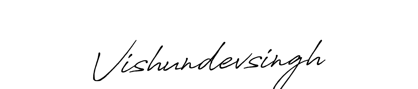 Once you've used our free online signature maker to create your best signature Antro_Vectra_Bolder style, it's time to enjoy all of the benefits that Vishundevsingh name signing documents. Vishundevsingh signature style 7 images and pictures png