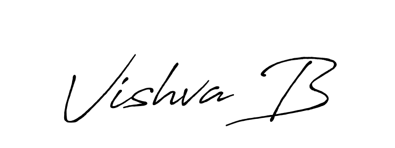 Make a beautiful signature design for name Vishva B. Use this online signature maker to create a handwritten signature for free. Vishva B signature style 7 images and pictures png