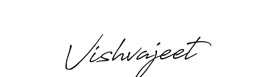 Use a signature maker to create a handwritten signature online. With this signature software, you can design (Antro_Vectra_Bolder) your own signature for name Vishvajeet. Vishvajeet signature style 7 images and pictures png