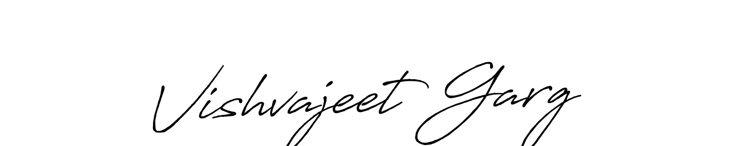 How to make Vishvajeet Garg signature? Antro_Vectra_Bolder is a professional autograph style. Create handwritten signature for Vishvajeet Garg name. Vishvajeet Garg signature style 7 images and pictures png