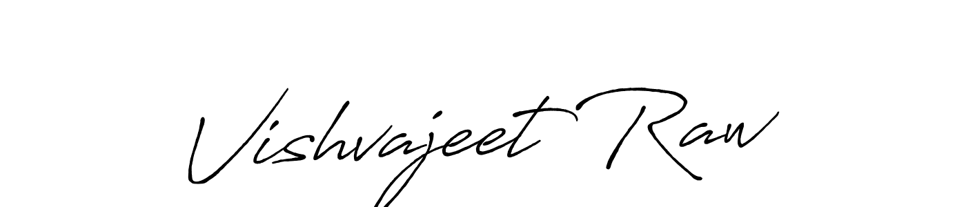 Vishvajeet Raw stylish signature style. Best Handwritten Sign (Antro_Vectra_Bolder) for my name. Handwritten Signature Collection Ideas for my name Vishvajeet Raw. Vishvajeet Raw signature style 7 images and pictures png