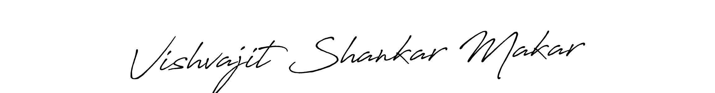 You should practise on your own different ways (Antro_Vectra_Bolder) to write your name (Vishvajit Shankar Makar) in signature. don't let someone else do it for you. Vishvajit Shankar Makar signature style 7 images and pictures png