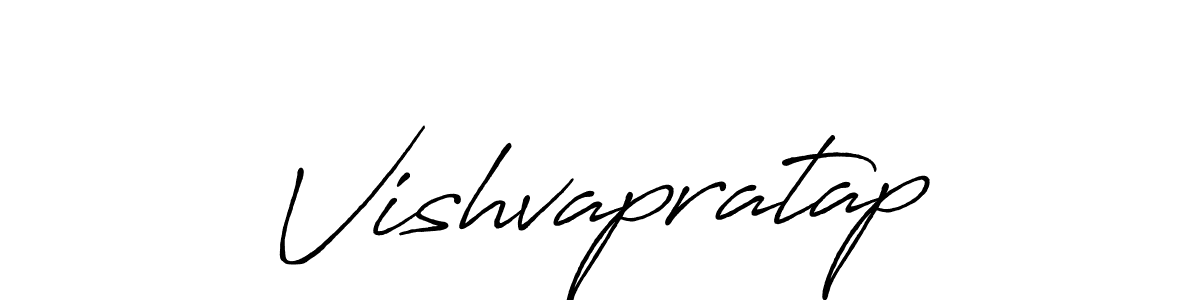 How to make Vishvapratap name signature. Use Antro_Vectra_Bolder style for creating short signs online. This is the latest handwritten sign. Vishvapratap signature style 7 images and pictures png