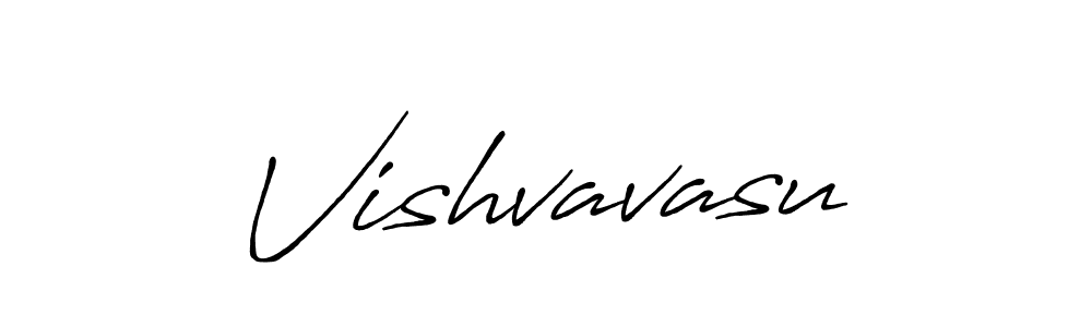 You should practise on your own different ways (Antro_Vectra_Bolder) to write your name (Vishvavasu) in signature. don't let someone else do it for you. Vishvavasu signature style 7 images and pictures png