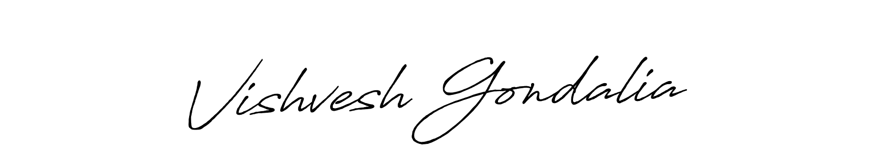 Similarly Antro_Vectra_Bolder is the best handwritten signature design. Signature creator online .You can use it as an online autograph creator for name Vishvesh Gondalia. Vishvesh Gondalia signature style 7 images and pictures png