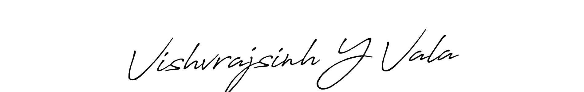 Make a short Vishvrajsinh Y Vala signature style. Manage your documents anywhere anytime using Antro_Vectra_Bolder. Create and add eSignatures, submit forms, share and send files easily. Vishvrajsinh Y Vala signature style 7 images and pictures png