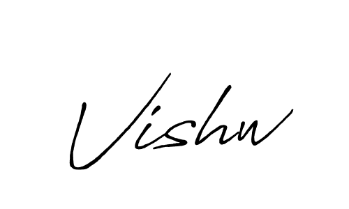 Similarly Antro_Vectra_Bolder is the best handwritten signature design. Signature creator online .You can use it as an online autograph creator for name Vishw. Vishw signature style 7 images and pictures png