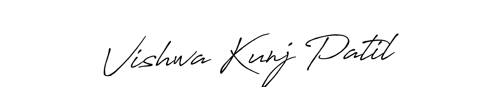 Once you've used our free online signature maker to create your best signature Antro_Vectra_Bolder style, it's time to enjoy all of the benefits that Vishwa Kunj Patil name signing documents. Vishwa Kunj Patil signature style 7 images and pictures png