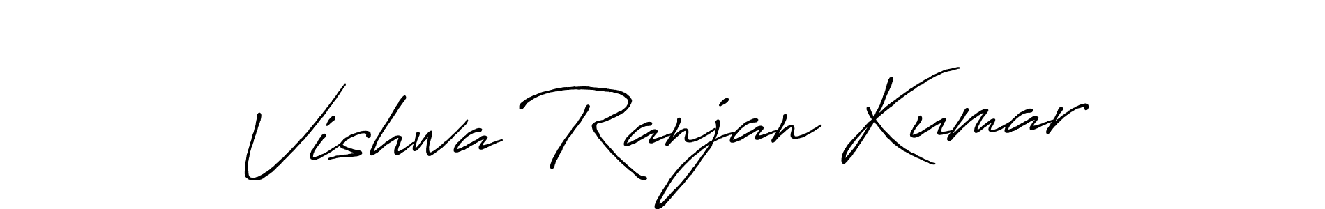 Also You can easily find your signature by using the search form. We will create Vishwa Ranjan Kumar name handwritten signature images for you free of cost using Antro_Vectra_Bolder sign style. Vishwa Ranjan Kumar signature style 7 images and pictures png