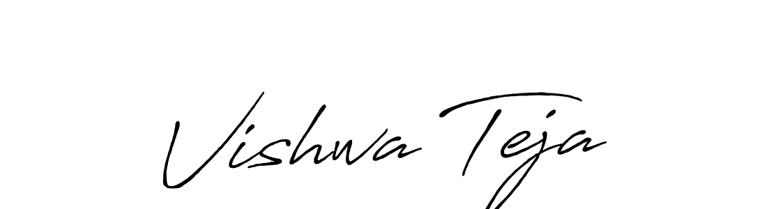 You can use this online signature creator to create a handwritten signature for the name Vishwa Teja. This is the best online autograph maker. Vishwa Teja signature style 7 images and pictures png