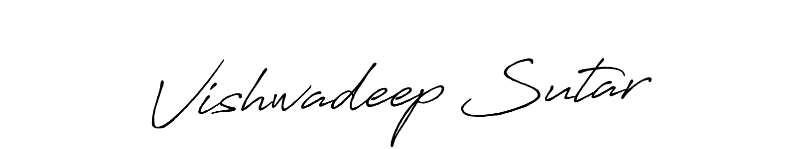 Make a short Vishwadeep Sutar signature style. Manage your documents anywhere anytime using Antro_Vectra_Bolder. Create and add eSignatures, submit forms, share and send files easily. Vishwadeep Sutar signature style 7 images and pictures png