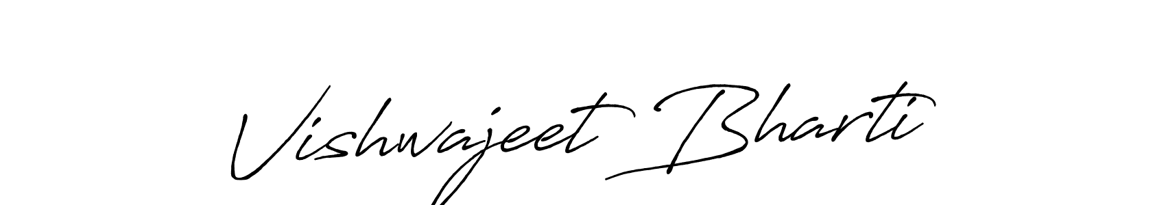 Also You can easily find your signature by using the search form. We will create Vishwajeet Bharti name handwritten signature images for you free of cost using Antro_Vectra_Bolder sign style. Vishwajeet Bharti signature style 7 images and pictures png