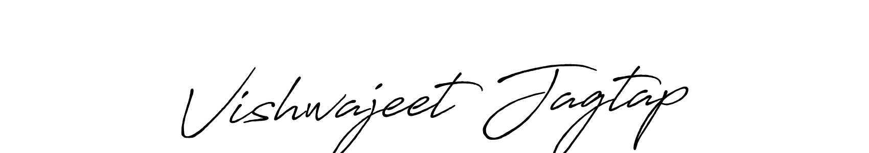 Also You can easily find your signature by using the search form. We will create Vishwajeet Jagtap name handwritten signature images for you free of cost using Antro_Vectra_Bolder sign style. Vishwajeet Jagtap signature style 7 images and pictures png