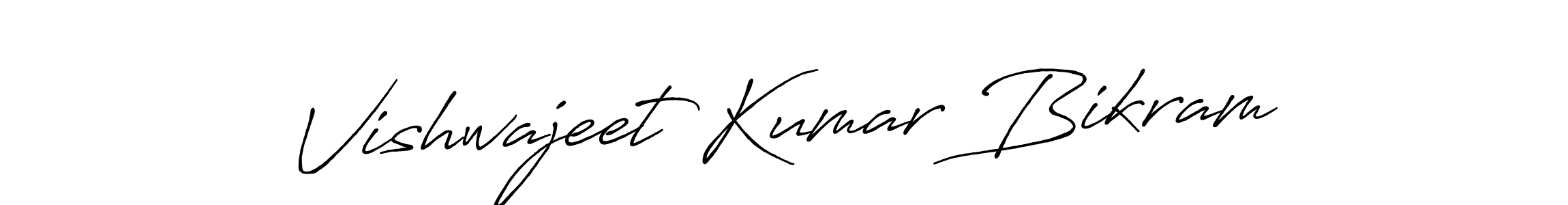 if you are searching for the best signature style for your name Vishwajeet Kumar Bikram. so please give up your signature search. here we have designed multiple signature styles  using Antro_Vectra_Bolder. Vishwajeet Kumar Bikram signature style 7 images and pictures png