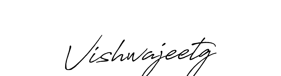 How to make Vishwajeetg signature? Antro_Vectra_Bolder is a professional autograph style. Create handwritten signature for Vishwajeetg name. Vishwajeetg signature style 7 images and pictures png