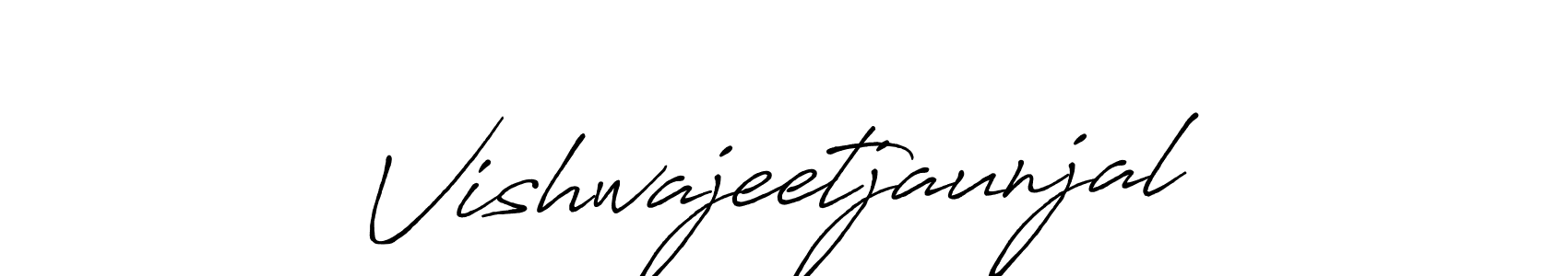 Also You can easily find your signature by using the search form. We will create Vishwajeetjaunjal name handwritten signature images for you free of cost using Antro_Vectra_Bolder sign style. Vishwajeetjaunjal signature style 7 images and pictures png