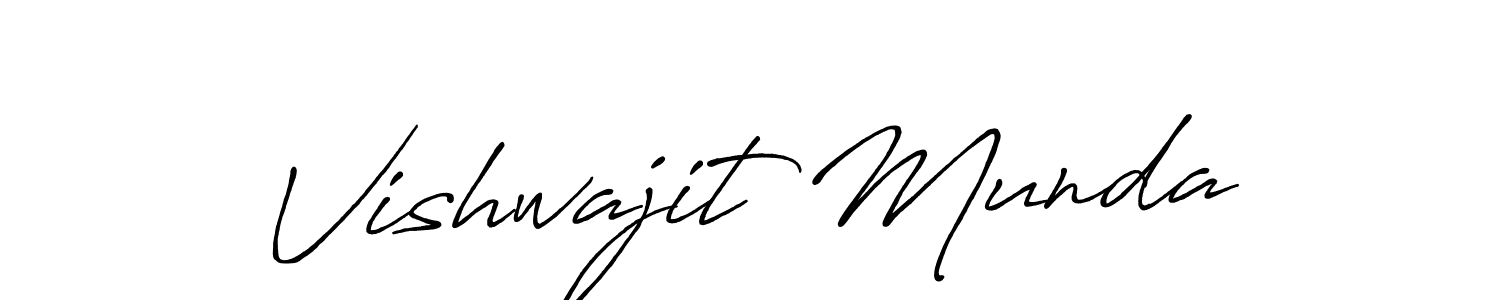 It looks lik you need a new signature style for name Vishwajit Munda. Design unique handwritten (Antro_Vectra_Bolder) signature with our free signature maker in just a few clicks. Vishwajit Munda signature style 7 images and pictures png