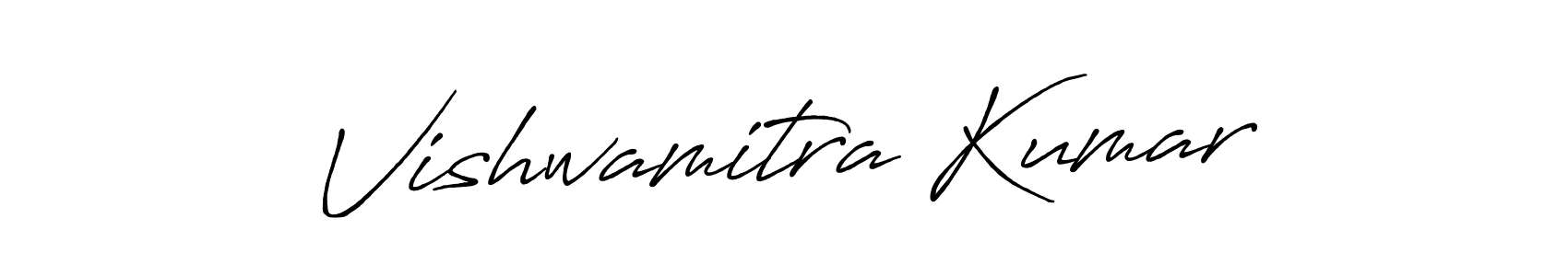 How to make Vishwamitra Kumar signature? Antro_Vectra_Bolder is a professional autograph style. Create handwritten signature for Vishwamitra Kumar name. Vishwamitra Kumar signature style 7 images and pictures png