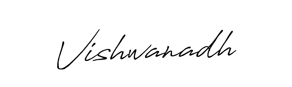 How to make Vishwanadh signature? Antro_Vectra_Bolder is a professional autograph style. Create handwritten signature for Vishwanadh name. Vishwanadh signature style 7 images and pictures png