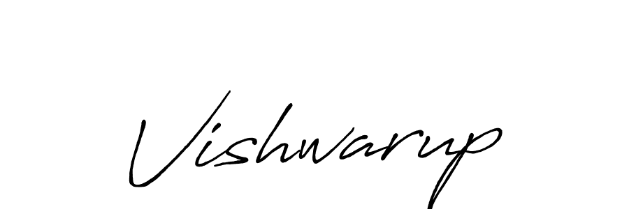 How to make Vishwarup signature? Antro_Vectra_Bolder is a professional autograph style. Create handwritten signature for Vishwarup name. Vishwarup signature style 7 images and pictures png