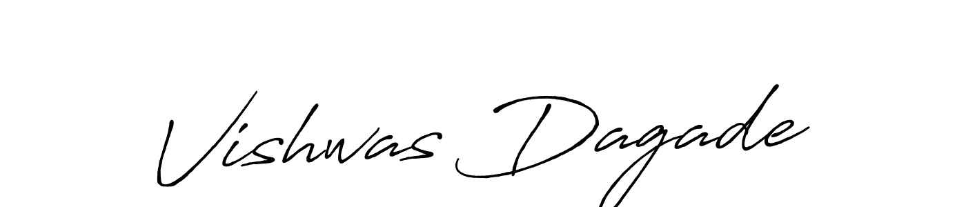 It looks lik you need a new signature style for name Vishwas Dagade. Design unique handwritten (Antro_Vectra_Bolder) signature with our free signature maker in just a few clicks. Vishwas Dagade signature style 7 images and pictures png