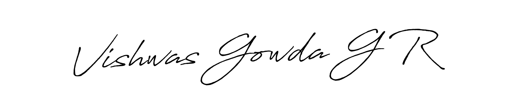 See photos of Vishwas Gowda G R official signature by Spectra . Check more albums & portfolios. Read reviews & check more about Antro_Vectra_Bolder font. Vishwas Gowda G R signature style 7 images and pictures png