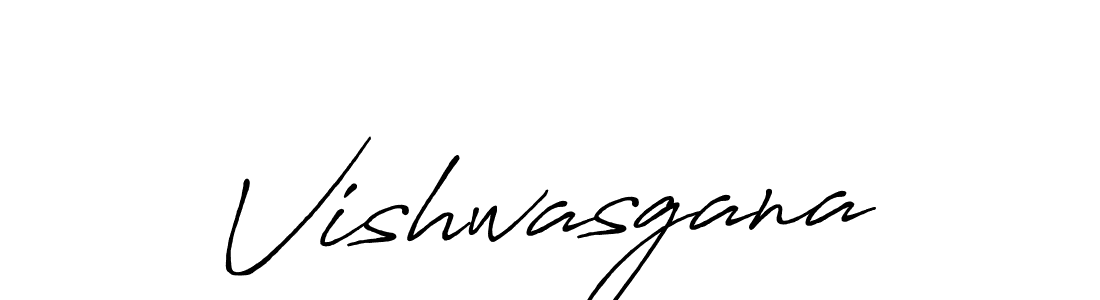 Create a beautiful signature design for name Vishwasgana. With this signature (Antro_Vectra_Bolder) fonts, you can make a handwritten signature for free. Vishwasgana signature style 7 images and pictures png