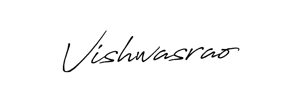 Vishwasrao stylish signature style. Best Handwritten Sign (Antro_Vectra_Bolder) for my name. Handwritten Signature Collection Ideas for my name Vishwasrao. Vishwasrao signature style 7 images and pictures png