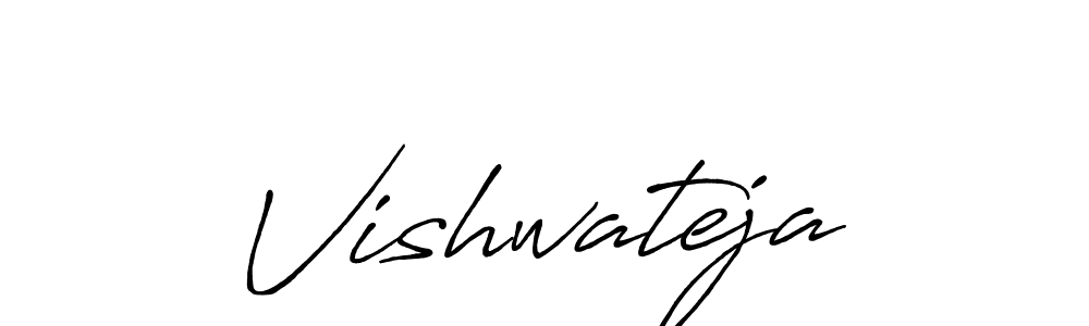 if you are searching for the best signature style for your name Vishwateja. so please give up your signature search. here we have designed multiple signature styles  using Antro_Vectra_Bolder. Vishwateja signature style 7 images and pictures png