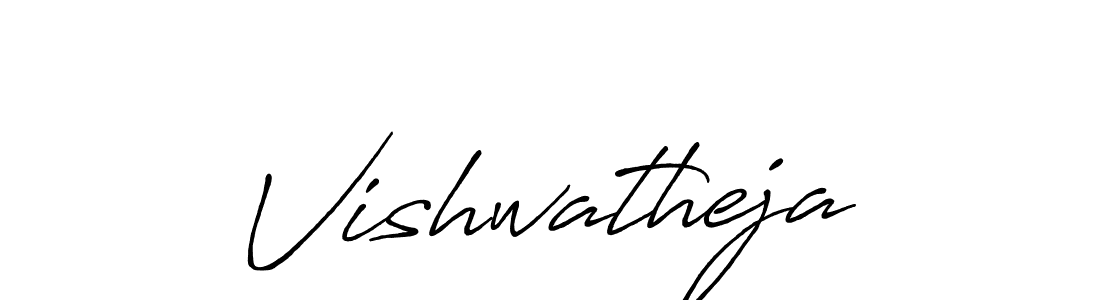 Similarly Antro_Vectra_Bolder is the best handwritten signature design. Signature creator online .You can use it as an online autograph creator for name Vishwatheja. Vishwatheja signature style 7 images and pictures png