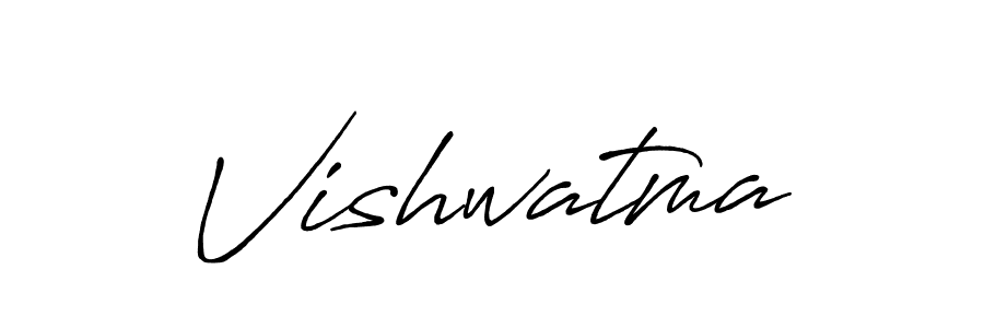 Make a beautiful signature design for name Vishwatma. With this signature (Antro_Vectra_Bolder) style, you can create a handwritten signature for free. Vishwatma signature style 7 images and pictures png