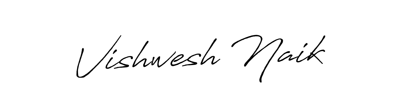 How to Draw Vishwesh Naik signature style? Antro_Vectra_Bolder is a latest design signature styles for name Vishwesh Naik. Vishwesh Naik signature style 7 images and pictures png
