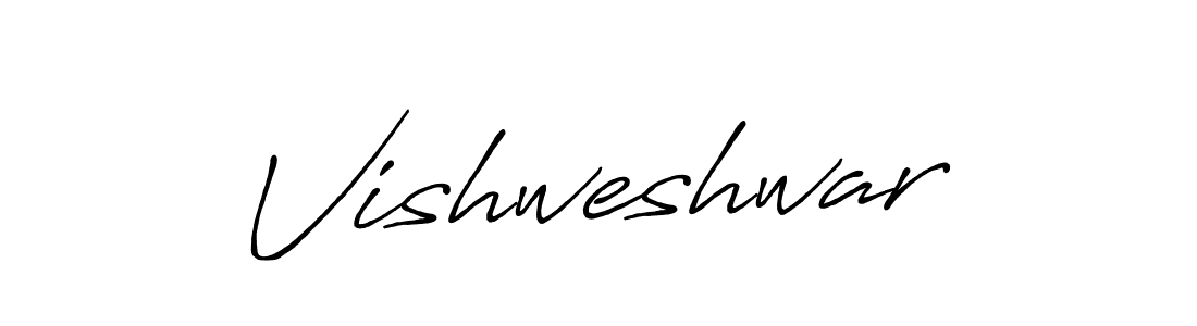 Design your own signature with our free online signature maker. With this signature software, you can create a handwritten (Antro_Vectra_Bolder) signature for name Vishweshwar. Vishweshwar signature style 7 images and pictures png