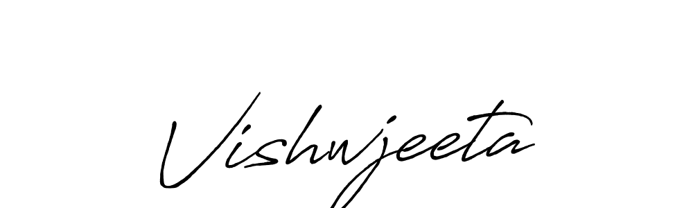 Once you've used our free online signature maker to create your best signature Antro_Vectra_Bolder style, it's time to enjoy all of the benefits that Vishwjeeta name signing documents. Vishwjeeta signature style 7 images and pictures png