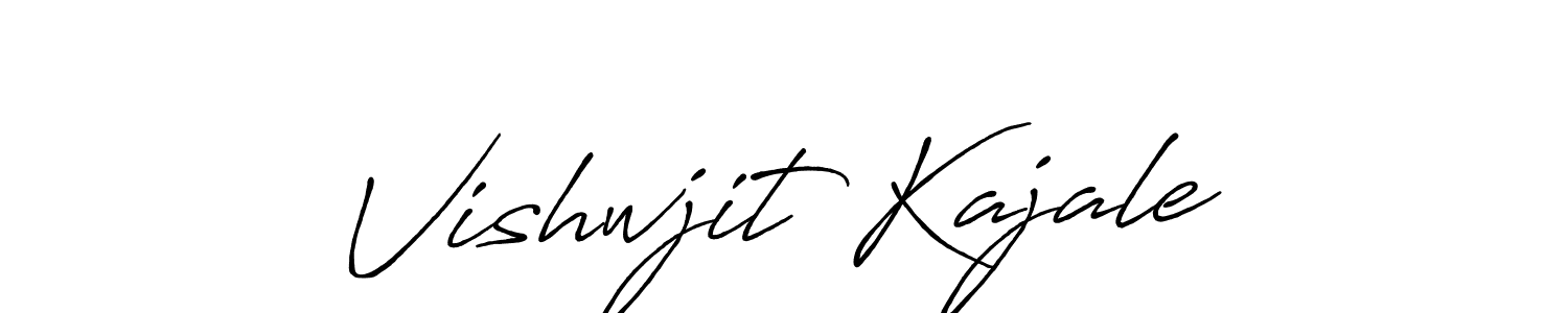 Make a short Vishwjit Kajale signature style. Manage your documents anywhere anytime using Antro_Vectra_Bolder. Create and add eSignatures, submit forms, share and send files easily. Vishwjit Kajale signature style 7 images and pictures png