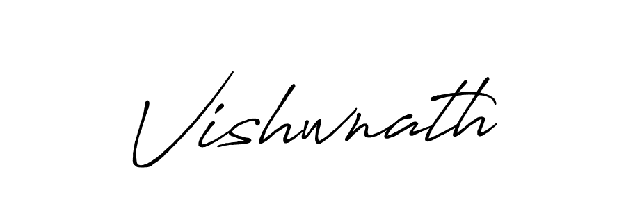 Create a beautiful signature design for name Vishwnath. With this signature (Antro_Vectra_Bolder) fonts, you can make a handwritten signature for free. Vishwnath signature style 7 images and pictures png