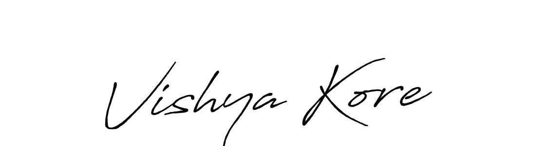 Make a beautiful signature design for name Vishya Kore. Use this online signature maker to create a handwritten signature for free. Vishya Kore signature style 7 images and pictures png