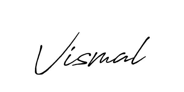 It looks lik you need a new signature style for name Vismal. Design unique handwritten (Antro_Vectra_Bolder) signature with our free signature maker in just a few clicks. Vismal signature style 7 images and pictures png