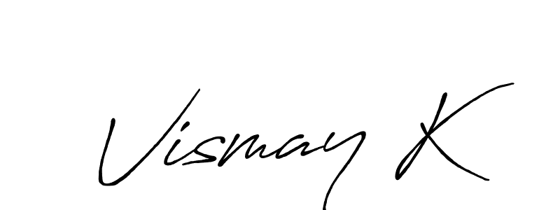 Best and Professional Signature Style for Vismay K. Antro_Vectra_Bolder Best Signature Style Collection. Vismay K signature style 7 images and pictures png